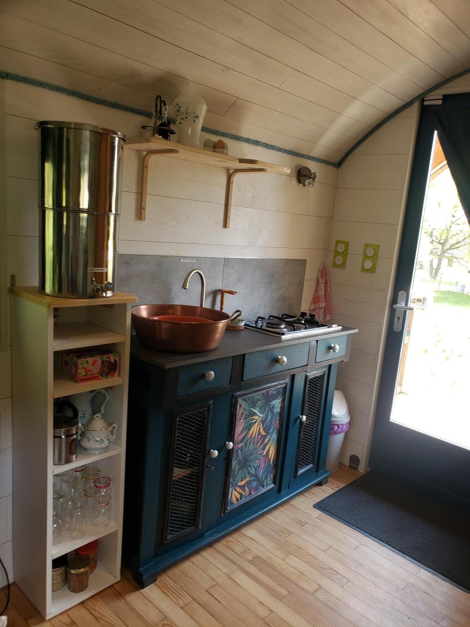 Leval  La Roulotte Tiny House Du Mond'Ideal מראה חיצוני תמונה